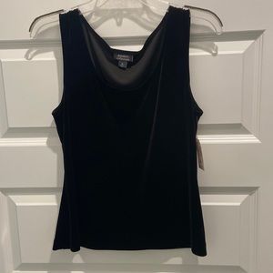 NWT Black Velvet Tank